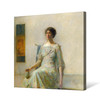 Thomas Wilmer Dewing,Lady with a Mask,large wall art,framed wall art,canvas wall art,large canvas,M7270