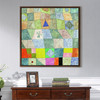 Paul Klee,Friendly Game, Abstract art,large wall art,framed wall art,canvas wall art,large canvas,M7219