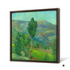 Oluf Wold-Torne,View from Seljord,farmhouse scenery,large wall art,framed wall art,canvas wall art,large canvas,M7208