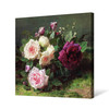 Jean-Baptiste Robie,The Roses,large wall art,framed wall art,canvas wall art,large canvas,M7166