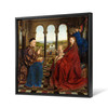 Jan van Eyck,Virgin of Chancellor Rolin,large wall art,framed wall art,canvas wall art,large canvas,M7163