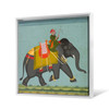 Indian Paintings,Caparisoned Elephant with a Mahout,large wall art,framed wall art,canvas wall art,large canvas,M7152