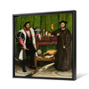 Hans Holbein the Younger,The Ambassadors,large wall art,framed wall art,canvas wall art,large canvas,M7121
