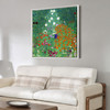 Gustav Klimt,Flower Garden,large wall art,framed wall art,canvas wall art,large canvas,M7105