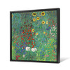 Gustav Klimt,Farm Garden with Sunflowers,large wall art,framed wall art,canvas wall art,large canvas,M7103