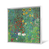Gustav Klimt,Farm Garden with Sunflowers,large wall art,framed wall art,canvas wall art,large canvas,M7103