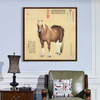 Giuseppe Castiglione,Chinese horse paintingChinese painting,large wall art,framed wall art,canvas wall art,large canvas,M7095