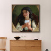 Frederic Arthur Bridgman,Study of a Young Girl, Pont Aven,large wall art,framed wall art,canvas wall art,large canvas,M7068