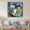 Franz Marc, Two Horses,large wall art,framed wall art,canvas wall art,large canvas,M7061