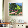 Ernst Ludwig Kirchner,Landscape with Chestnut Tree,large wall art,framed wall art,canvas wall art,large canvas,M7044