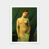 Felix Vallotton,Naked woman, Green Curtain,art prints,Vintage art,canvas wall art,famous art prints,V5677