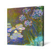 Claude Monet,Waterlilies and Agapanthus,large wall art,framed wall art,canvas wall art,large canvas,M7014