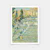 F. Childe Hassam,The Spanish Stairs, Rome,art prints,Vintage art,canvas wall art,famous art prints,V5665