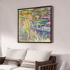 Claude Monet,Reflections on the Water,large wall art,framed wall art,canvas wall art,large canvas,M7006
