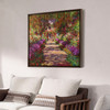Claude Monet,A Pathway in Monets Garden Giverny,large wall art,framed wall art,canvas wall art,large canvas,M7001