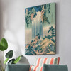 Katsushika Hokusai,Yoro Waterfall In Mino Province,Japanese Painting,Large Wall Art,Framed Wall Art,Canvas Wall Art,Large Canvas,M2705
