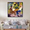 August Macke,At The Garden Table,large wall art,framed wall art,canvas wall art,large canvas,M6965
