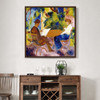 August Macke,At The Garden Table,large wall art,framed wall art,canvas wall art,large canvas,M6965