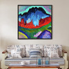 Alexej von Jawlensky,Landscape close to Oberstdorf,large wall art,framed wall art,canvas wall art,large canvas,M6949