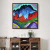 Alexej von Jawlensky,Landscape close to Oberstdorf,large wall art,framed wall art,canvas wall art,large canvas,M6949