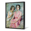 William Henry Margetson,Two Young Women Seated,large wall art,framed wall art,canvas wall art,large canvas,M6880