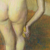 Edgar Degas,Woman Bathing, c. 1886,art prints,Vintage art,canvas wall art,famous art prints,V5562
