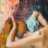 Edgar Degas,After The Bath Drawing,art prints,Vintage art,canvas wall art,famous art prints,V5552