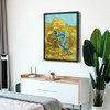 Vincent van Gogh,The Sheaf-Binder,after Millet,large wall art,framed wall art,canvas wall art,large canvas,M6849