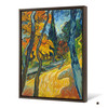 Vincent Van Gogh,Arbres dans le jardin de l asile, 1889,large wall art,framed wall art,canvas wall art,large canvas,M6819