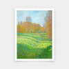 Claude Monet,Meadow at Giverny, Autumn, 1886,art prints,Vintage art,canvas wall art,famous art prints,V5505