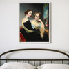 Thomas Sully,Portrait of the McEuen sisters,large wall art,framed wall art,canvas wall art,large canvas,M6797