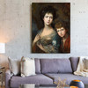 Thomas Gainsborough,Elizabeth and Thomas Linley, 1768,large wall art,framed wall art,canvas wall art,large canvas,M6786