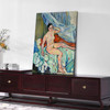 Suzanne Valadon,Nude seated on the edge of a bed,large wall art,framed wall art,canvas wall art,large canvas,M6768