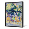 Samuel John Peploe,Veules les Roses,shaded street,large wall art,framed wall art,canvas wall art,large canvas,M6722