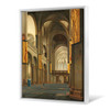Saenredam Pieter Jansz,The Nave and Choir of the Mariakerk in Utrecht,large wall art,framed wall art,canvas wall art,large canvas,M6707