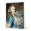 Rosalba Carriera,A Young Lady with a Parrot,large wall art,framed wall art,canvas wall art,large canvas,M6699