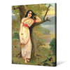 Raja Ravi Varma,Ahalya,Indian beauty portrait,large wall art,framed wall art,canvas wall art,large canvas,M6664