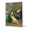 Raimundo de Madrazo y Garreta,Woman with a Parrot,large wall art,framed wall art,canvas wall art,large canvas,M6661