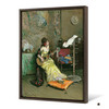 Raimundo de Madrazo y Garreta,Woman with a Parrot,large wall art,framed wall art,canvas wall art,large canvas,M6661