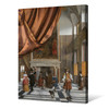 Pieter de Hooch,The Council Chamber in Amsterdam Town Hall,large wall art,framed wall art,canvas wall art,large canvas,M6645