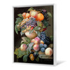 Pierre Joseph Redoute,Fruits,Peaches plums and grapes,Kitchen wall art,large wall art,framed wall art,canvas wall art,large canvas,M6637