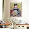 Pierre Auguste Renoir,Young girl with a Fan,large wall art,framed wall art,canvas wall art,large canvas,M6628