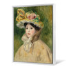Pierre Auguste Renoir,Woman with Capeline ,large wall art,framed wall art,canvas wall art,large canvas,M6626