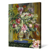 Pierre Auguste Renoir,Vase of Flowers, 1871,large wall art,framed wall art,canvas wall art,large canvas, M6621