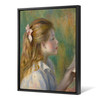 Pierre Auguste Renoir,Reading girl,large wall art,framed wall art,canvas wall art,large canvas,M6612