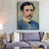 Pierre Auguste Renoir,Portrait of a Man,large wall art,framed wall art,canvas wall art,large canvas,M6610