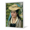 Pierre Auguste Renoir,Lise in a Straw Hat,large wall art,framed wall art,canvas wall art,large canvas,M6606