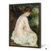Pierre Auguste Renoir,Bather,large wall art,framed wall art,canvas wall art,large canvas,M6590