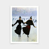 Jean Beraud,The Skaters,art prints,Vintage art,canvas wall art,famous art prints,V6140