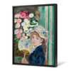 Pierre Auguste Renoir,A French Girl with a Fan,large wall art,framed wall art,canvas wall art,large canvas,M6582